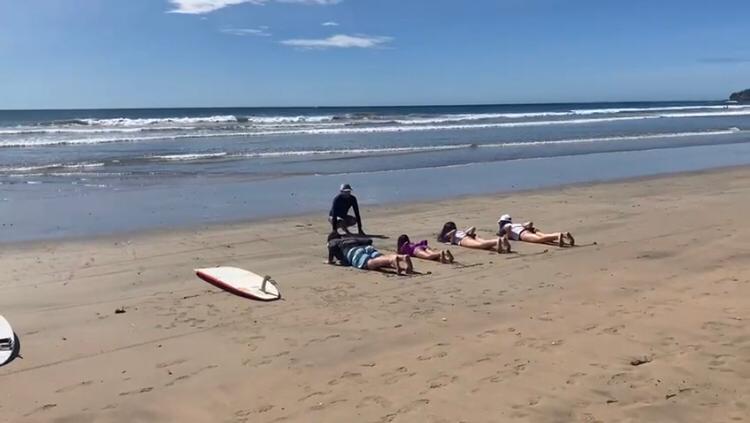 Surf lessons Guanacaste